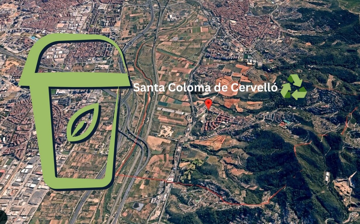 Cas d'èxit - Recollida selectiva de residus a Santa Coloma de Cervelló, Àrea Metropolitana de Barcelona
